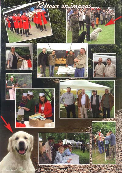 Benji dans la revue "Info Chasse"