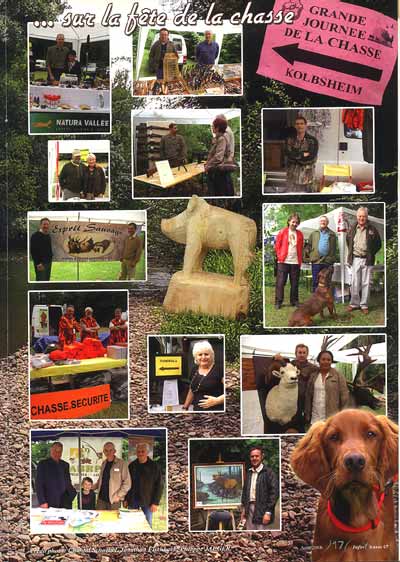 Benji dans la revue "Info Chasse"